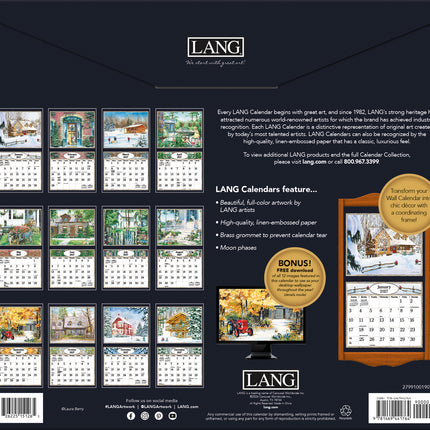 Calendrier Lang 2027 Country Welcome