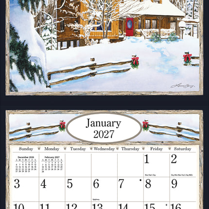 Calendrier Lang 2027 Country Welcome