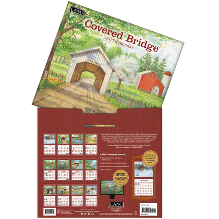 Lang 2027 Covered Bridge Calendar