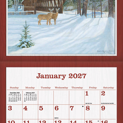 Lang 2027 Covered Bridge Calendar