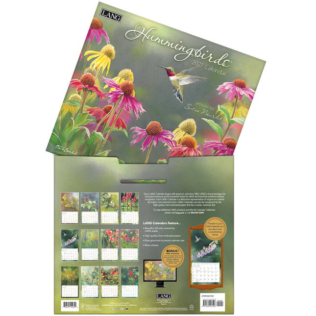 2027 Lang Calendar Hummingbirds