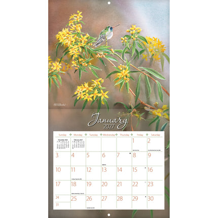 2027 Lang Calendar Hummingbirds