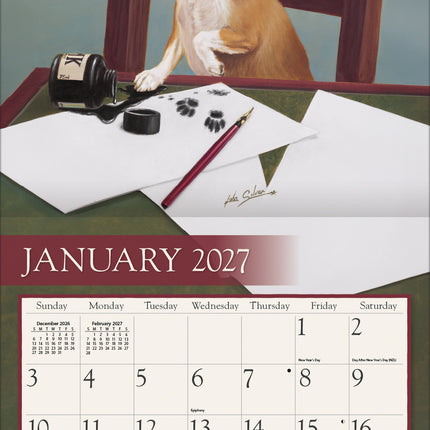Lang 2027 Love Of Dogs Calendar