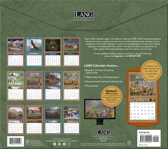 Lang 2027 Meadowland Calendar