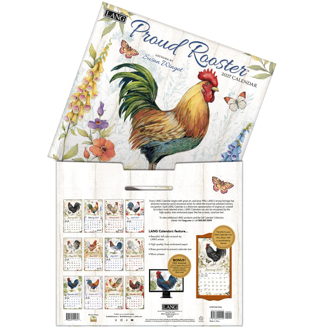 Lang 2027 Proud Rooster Calendar