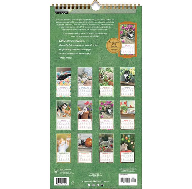 Lang 2027 Cats In The Country Vertical Wall Calendar