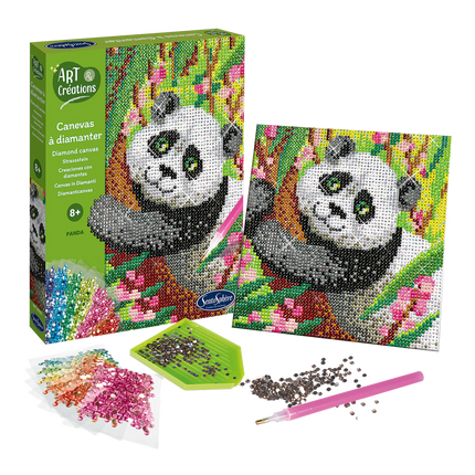 DIAMOND PAINTING CANVAS - PANDA