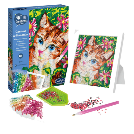 DIAMOND PAINTING CANVAS - CAT