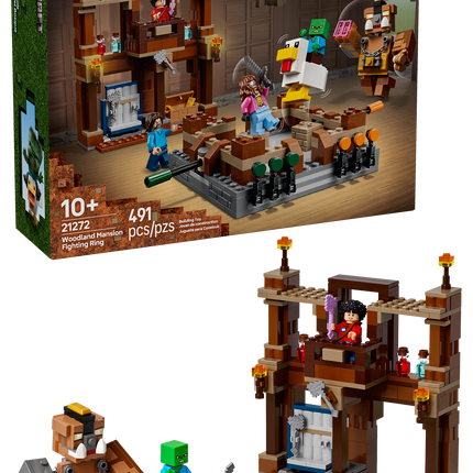 Lego Minecraft 21272 Woodland Manor Battle Arena 