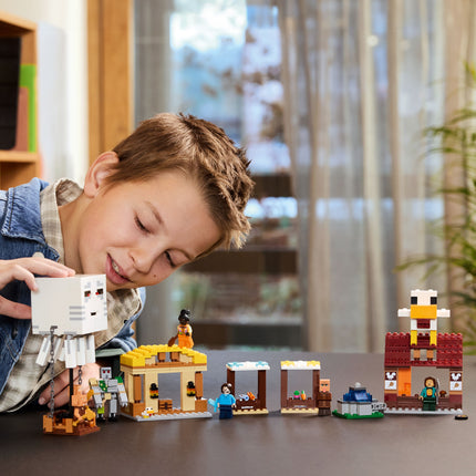 Lego Minecraft 21273 L’attaque du village en ballon Ghast