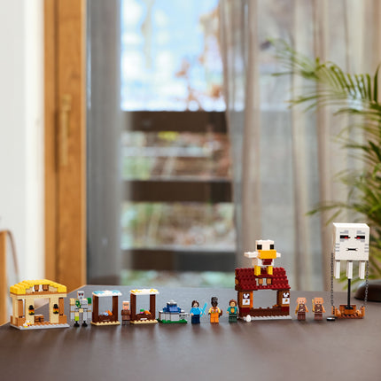 Lego Minecraft 21273 L’attaque du village en ballon Ghast