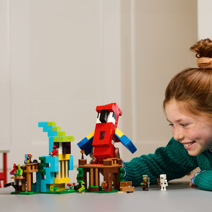 Lego Minecraft 21282 Les maisons-perroquets