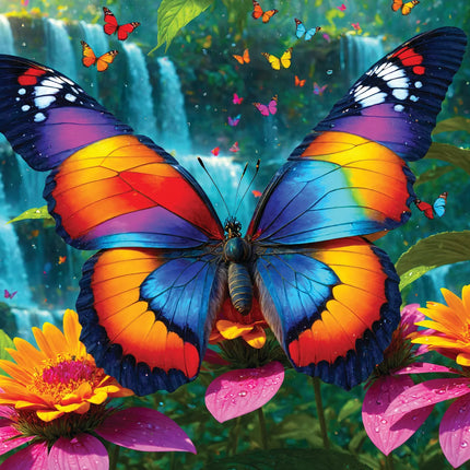 C-T Enjoy Butterfly in the Forest | 1000 Piece | AI Assistance