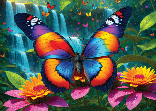 C-T Enjoy Butterfly in the Forest | 1000 Piece | AI Assistance