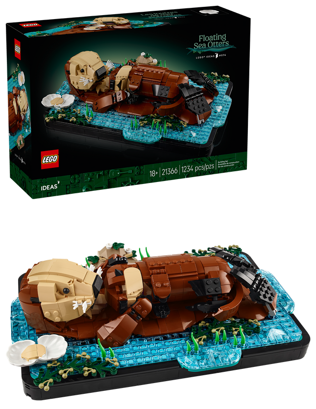 Lego Ideas 21366 Les loutres de mer flottantes