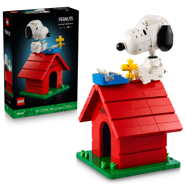 LEGO® Ideas Peanuts : La niche de Snoopy, Ensemble 21368