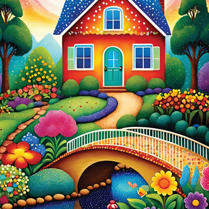 C-T Enjoy House of Colors | 1000 Pieces | AI Assistance