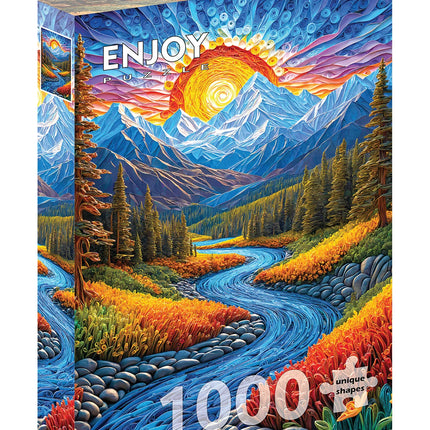 C-T Enjoy Sunrise Landscape | 1000 Piece | AI Assistance