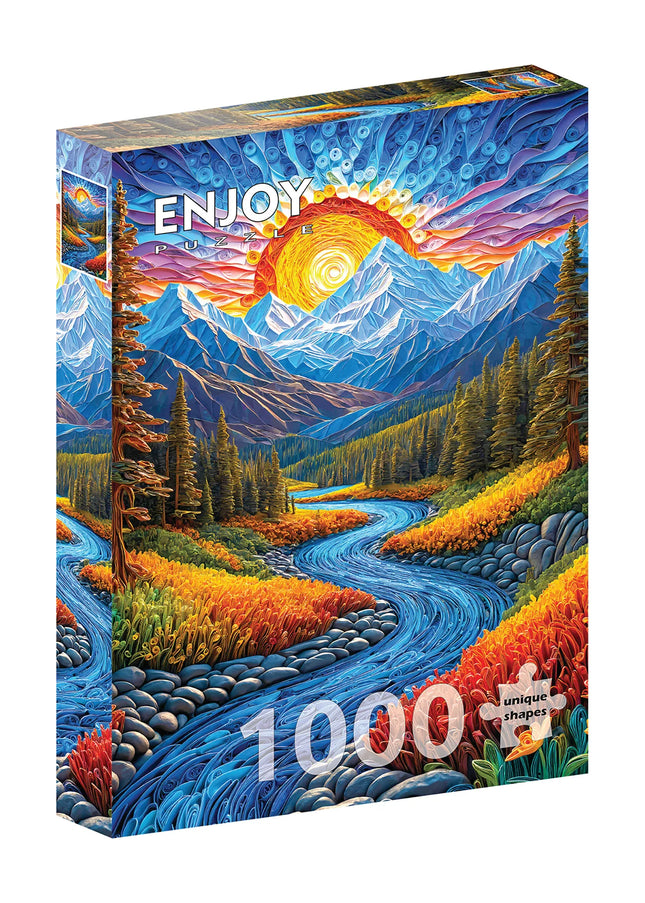 C-T Enjoy Sunrise Landscape | 1000 Piece | AI Assistance