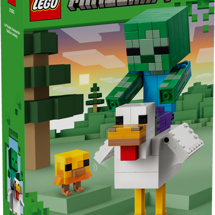 LEGO® Minecraft® The Chicken Ride, Decorative Building Toy 21582