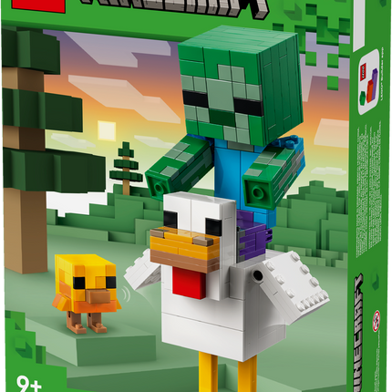 LEGO® Minecraft® The Chicken Ride, Decorative Building Toy 21582