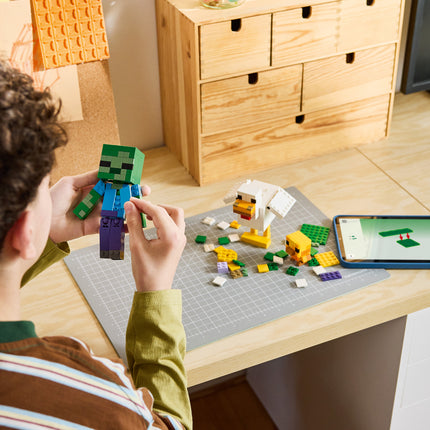 LEGO® Minecraft® The Chicken Ride, Decorative Building Toy 21582