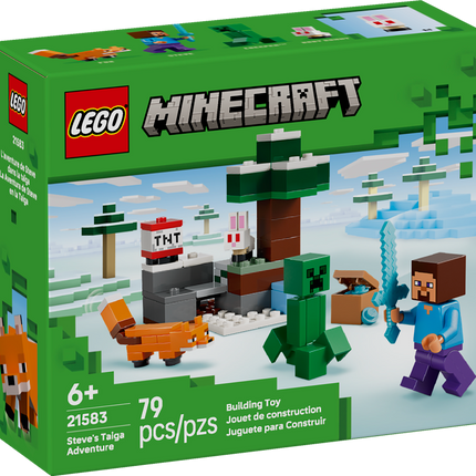 Lego Minecraft 21583 L’aventure de Steve dans la taïga