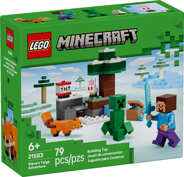 Lego Minecraft 21583 L’aventure de Steve dans la taïga