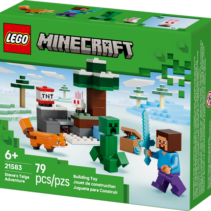 Lego Minecraft 21583 L’aventure de Steve dans la taïga