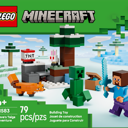 Lego Minecraft 21583 L’aventure de Steve dans la taïga