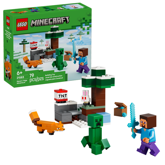 Lego Minecraft 21583 L’aventure de Steve dans la taïga