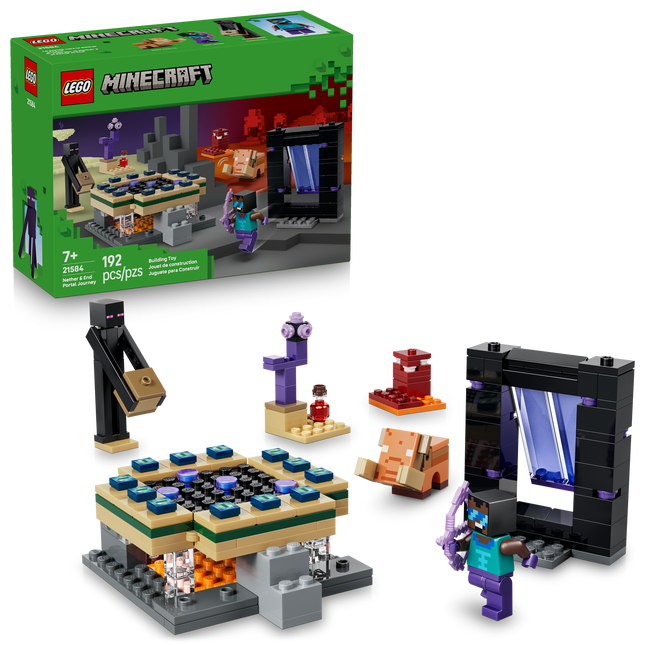 Lego Minecraft 21584 Le portail vers le Nether et l’End