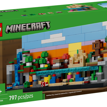 Lego Minecraft 21589 Biomes miniatures