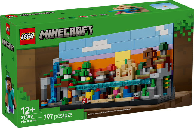 Lego Minecraft 21589 Biomes miniatures