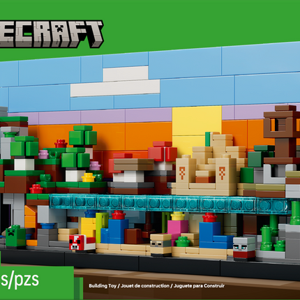 Lego Minecraft 21589 Biomes miniatures