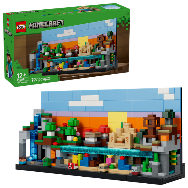 Lego Minecraft 21589 Biomes miniatures