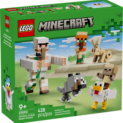 LEGO® Minecraft® The Attacking Chicken Desert 21592