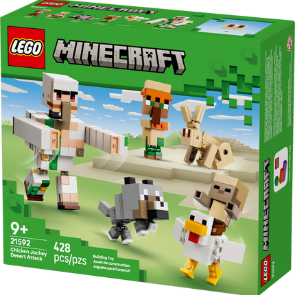 LEGO® Minecraft® The Attacking Chicken Desert 21592