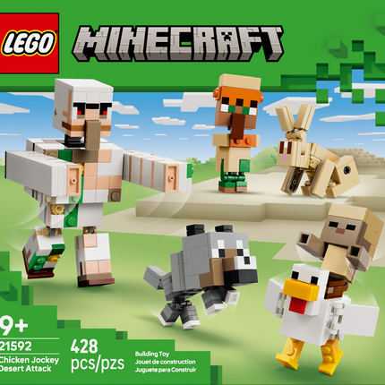 LEGO® Minecraft® The Attacking Chicken Desert 21592