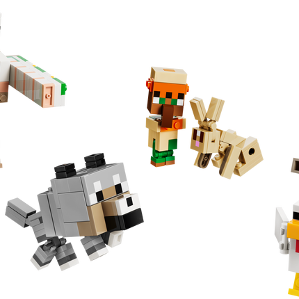 LEGO® Minecraft® The Attacking Chicken Desert 21592