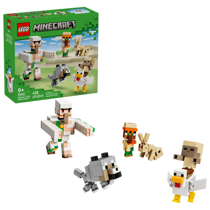 LEGO® Minecraft® The Attacking Chicken Desert 21592