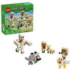 LEGO® Minecraft® The Attacking Chicken Desert 21592