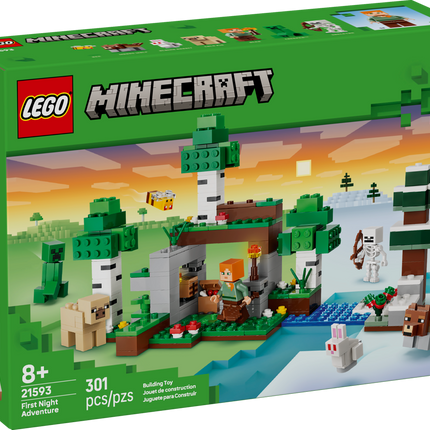 LEGO® Minecraft® The First Night Adventure, Toy 21593