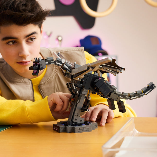 LEGO® Minecraft® Le dragon de l’Enderm Décoration Inspirée du Jeu Vidéo 21595