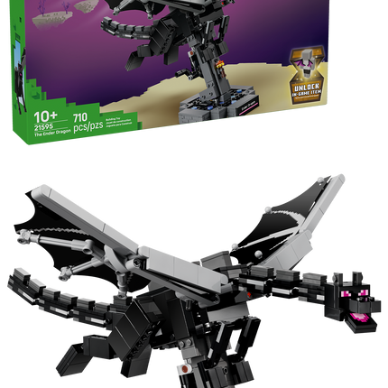 LEGO® Minecraft® The Ender Dragon Video Game-Inspired Decoration 21595