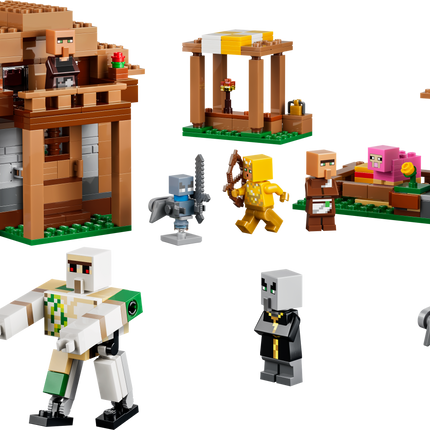 LEGO® Minecraft® The Illager Raid, Toy Set 21596
