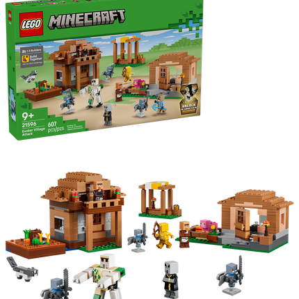 LEGO® Minecraft® The Illager Raid, Toy Set 21596