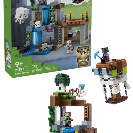 LEGO® Minecraft The Ghast Station, Role-playing Video Game Toy 21597