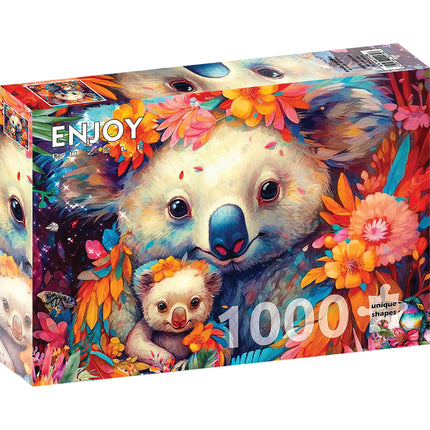 C-T Enjoy Koala Kuddles | 1000 Piece | AI Assistance