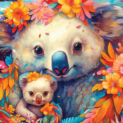 C-T Enjoy Koala Kuddles | 1000 Piece | AI Assistance